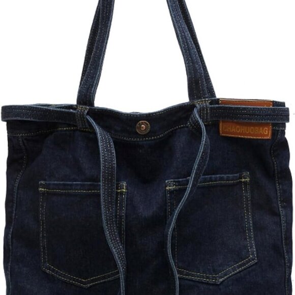 Handbags - Women's Denim Handbag Large Capacity Casual Crossbody Shoulder Bag
